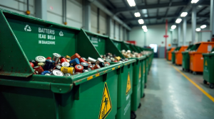 Abfallentsorgung: Verantwortung, Recycling und Brandgefahr durch Batterien