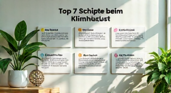 Das sind die Top 7 Schritte beim Klimaschutz