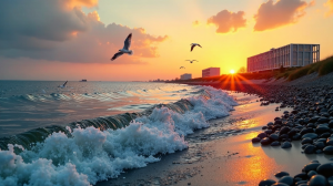 Innovative Energiegewinnung durch Aquathermie: Cuxhaven, Spundwand, Klimaneutralität